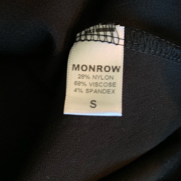 Monrow pullover sz sm rose gold zippers like new - Picture 5 of 8